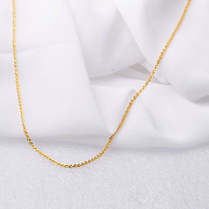 14K Yellow Gold Twisted Chain 55 cm (1.08 g)