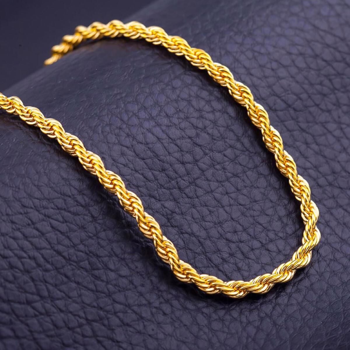 14K Yellow Gold 50 cm Twisted Chain
