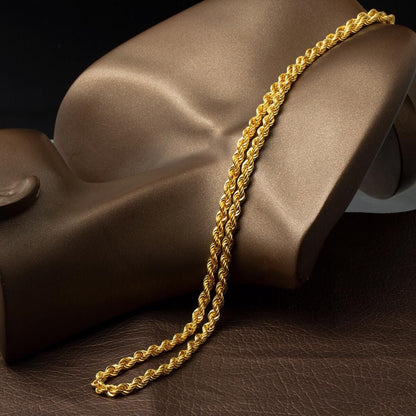 14K Yellow Gold 50 cm Twisted Chain