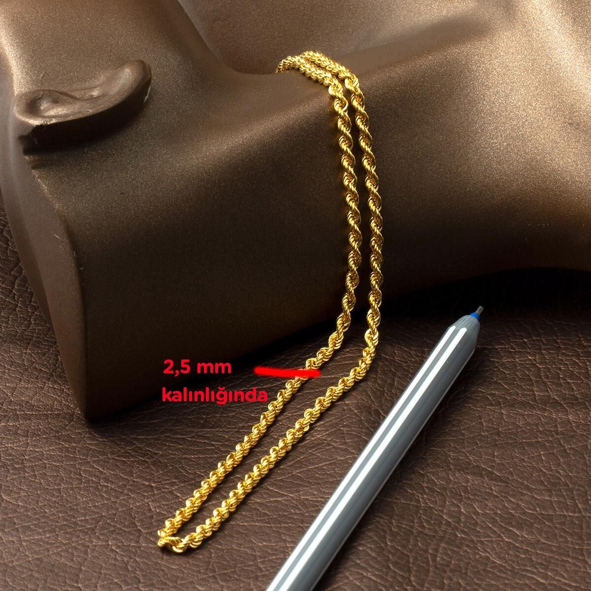 14K Yellow Gold 50 cm Twisted Chain (3.81 g)