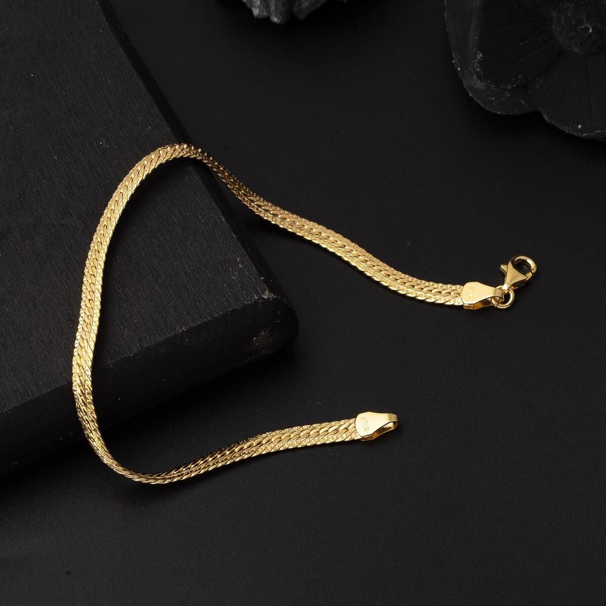 14K Yellow Gold Buse Chain Bracelet