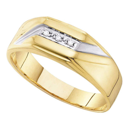 0.03CT-Diamond FASHION MENS BAND