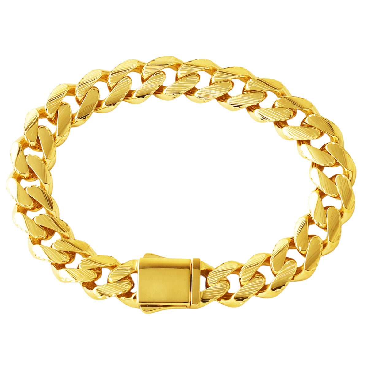 14K Yellow Gold Venus Curb Bracelet