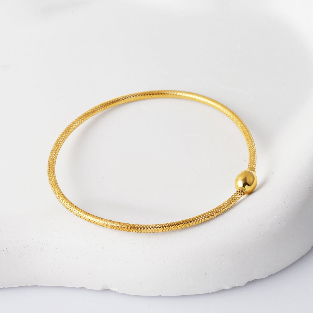 14K Yellow Gold Flexible Italian Bracelet