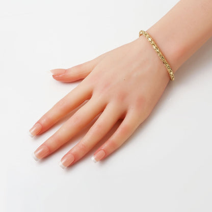 14K Yellow Gold Sumerian Chain Bracelet