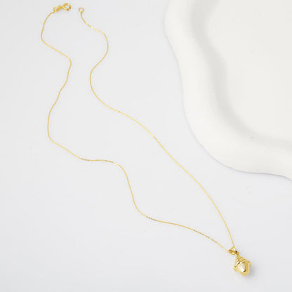 14K Yellow Gold Ice Cream Necklace