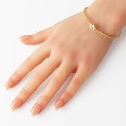 14K Yellow Gold Capricorn Zodiac Italian Bracelet
