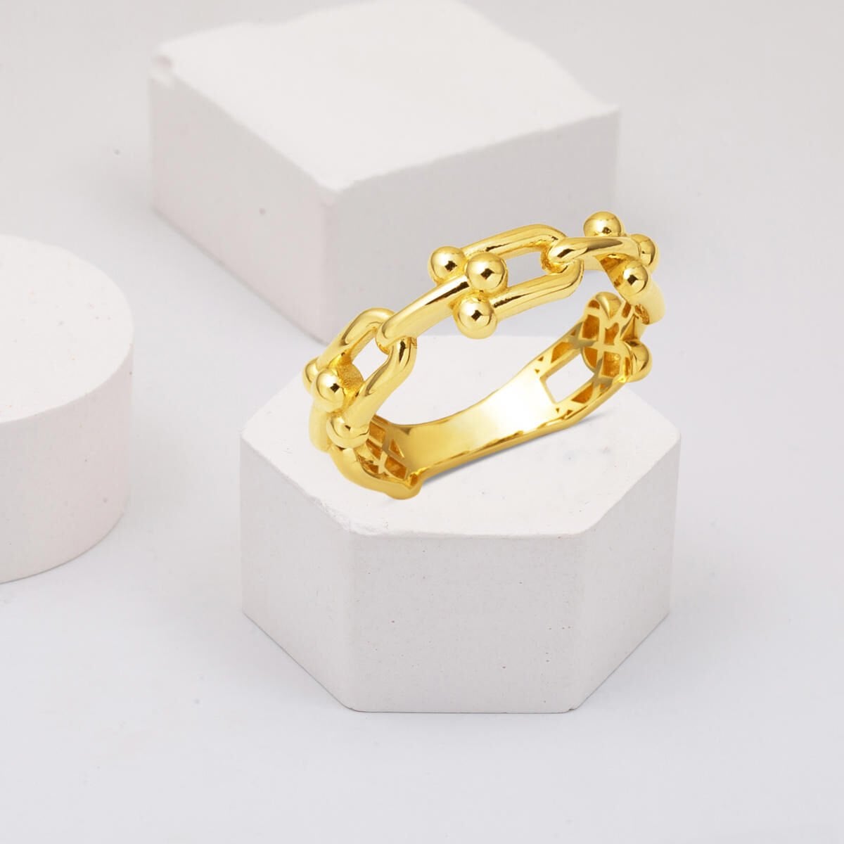 14K Yellow Gold Designer Inspired Ring (2.33 g)