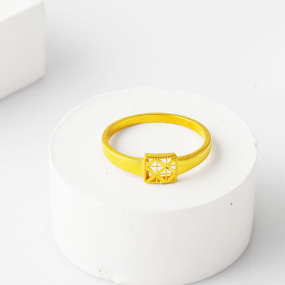 14K Yellow Gold Minimalist Ring