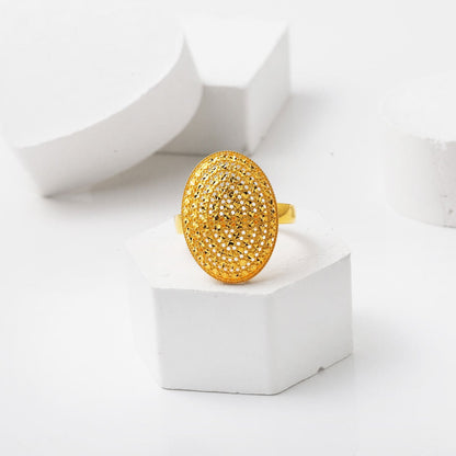 14K Yellow Gold Livia Oval Ring