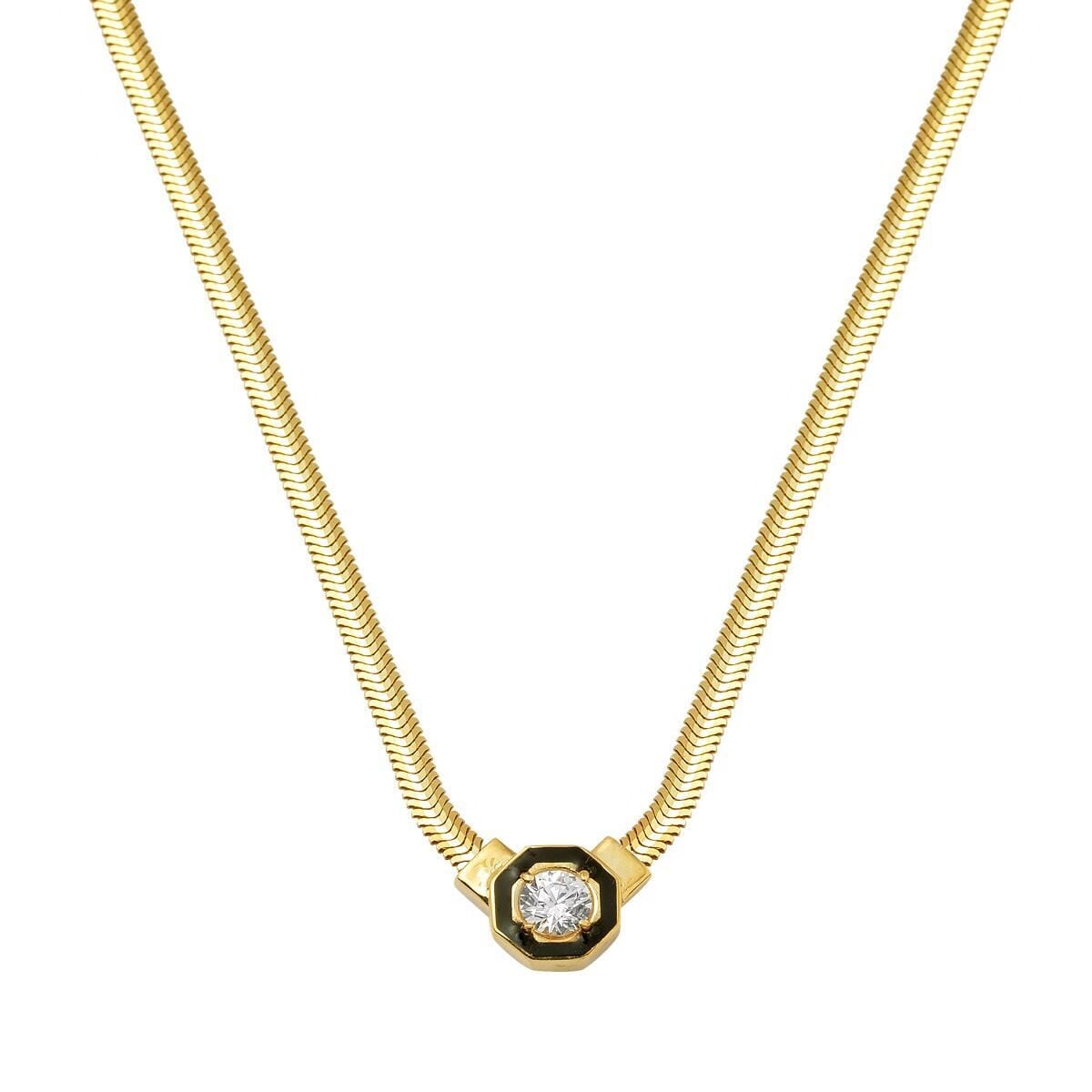 14K Yellow Gold Cagla Cubic Zirconia Jewelry Set (15.7 g)