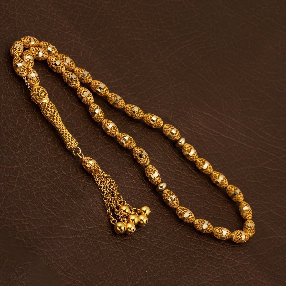 14K Yellow Gold Cakir Prayer Beads