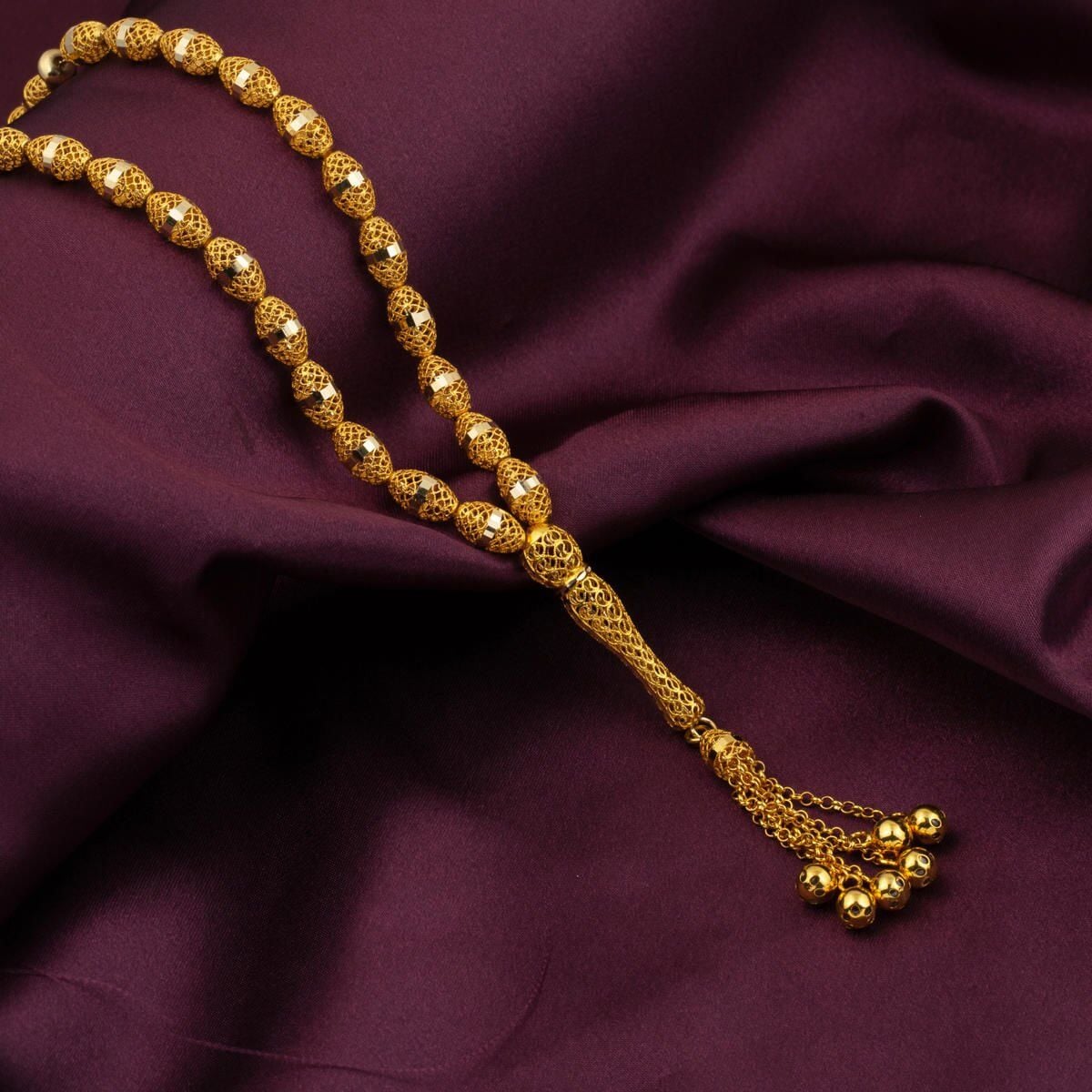 14K Yellow Gold Cakir Prayer Beads