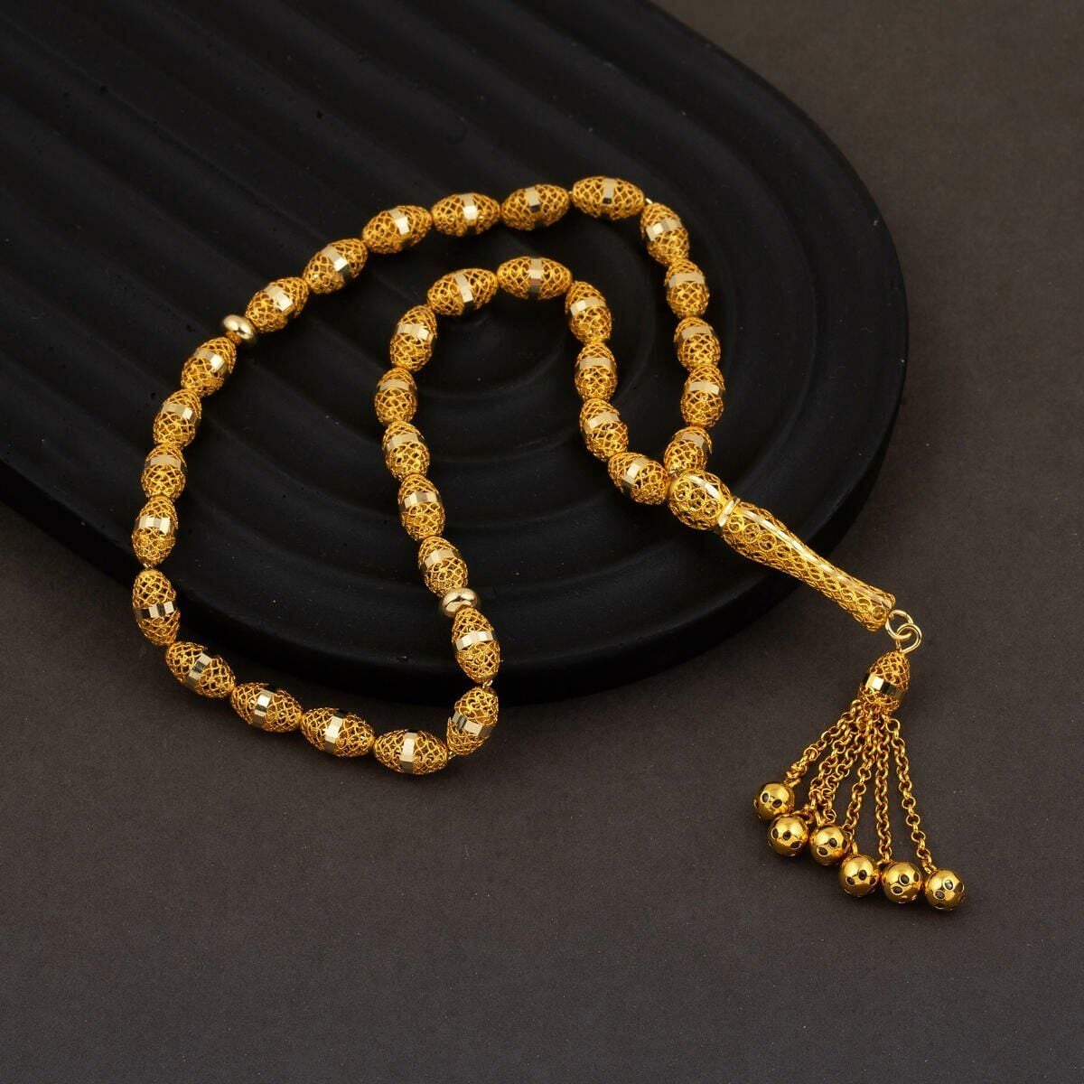 14K Yellow Gold Cakir Prayer Beads