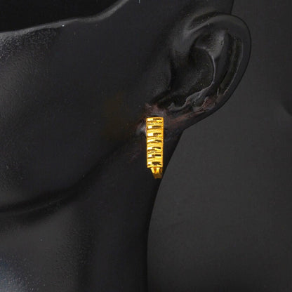 22K Yellow Gold Chevron Set