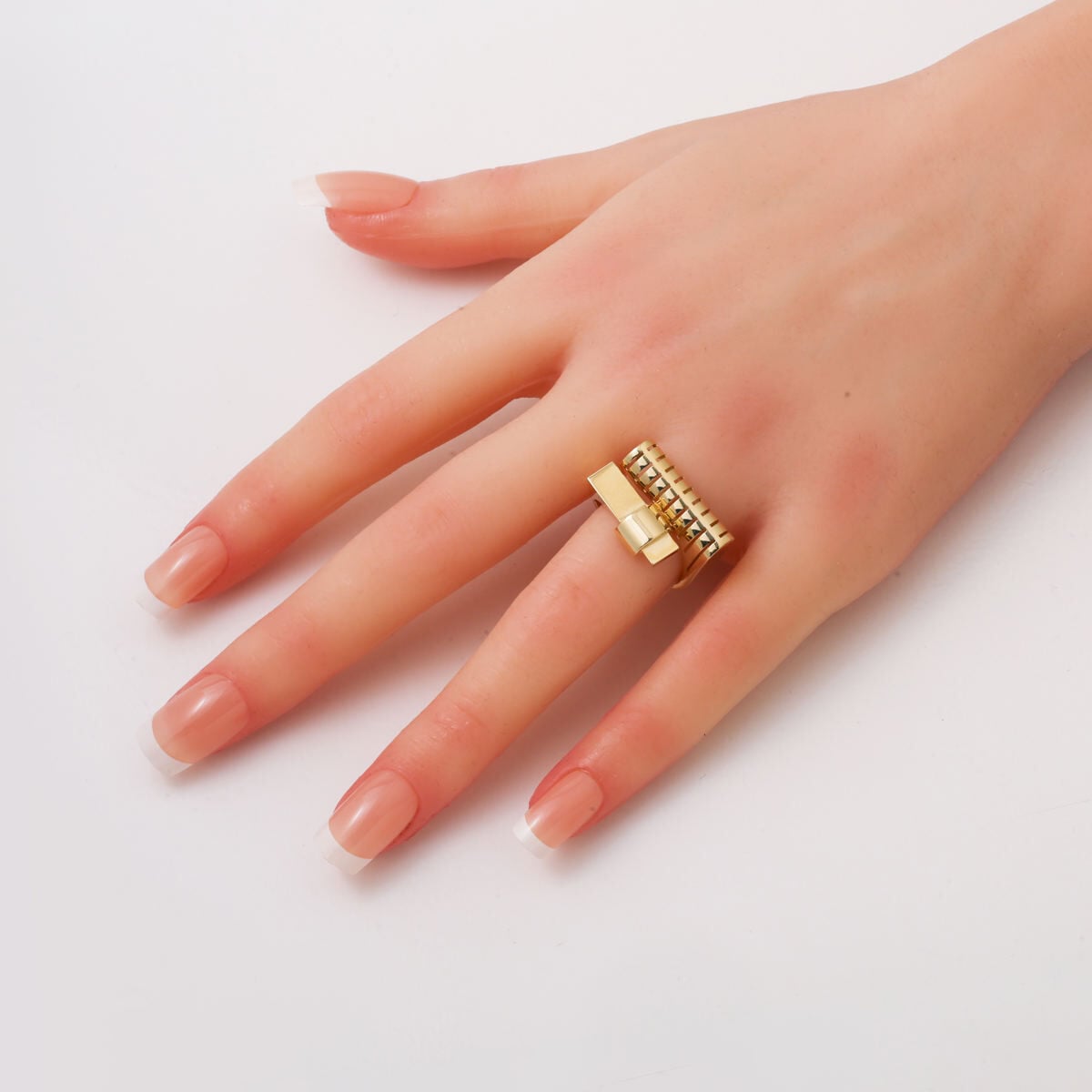 14K Yellow Gold Helix Ring