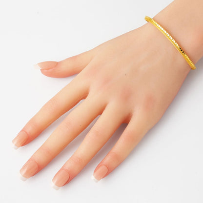14K Yellow Gold Italian Braided Wedding Set