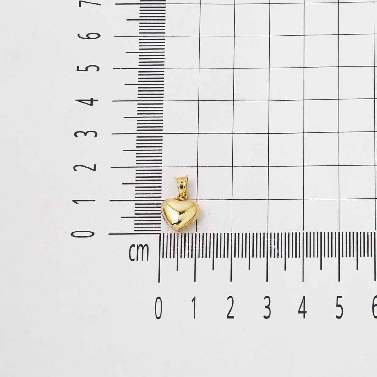 14K Yellow Gold Heart Necklace
