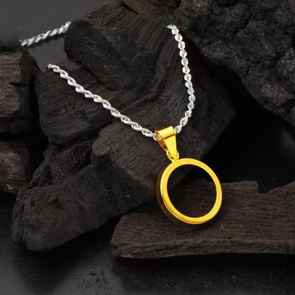 14K Yellow Gold Quarter Coin Attachable Bezel Pendant