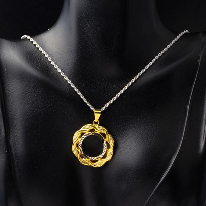 14K Yellow Gold Quarter Coin Attachable Pendant