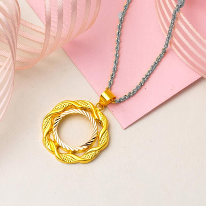 14K Yellow Gold Quarter Coin Attachable Pendant