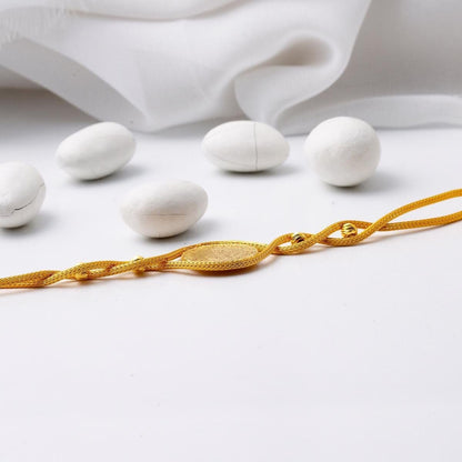 22K Yellow Gold Quarter Coin Bracelet (9.84 g)