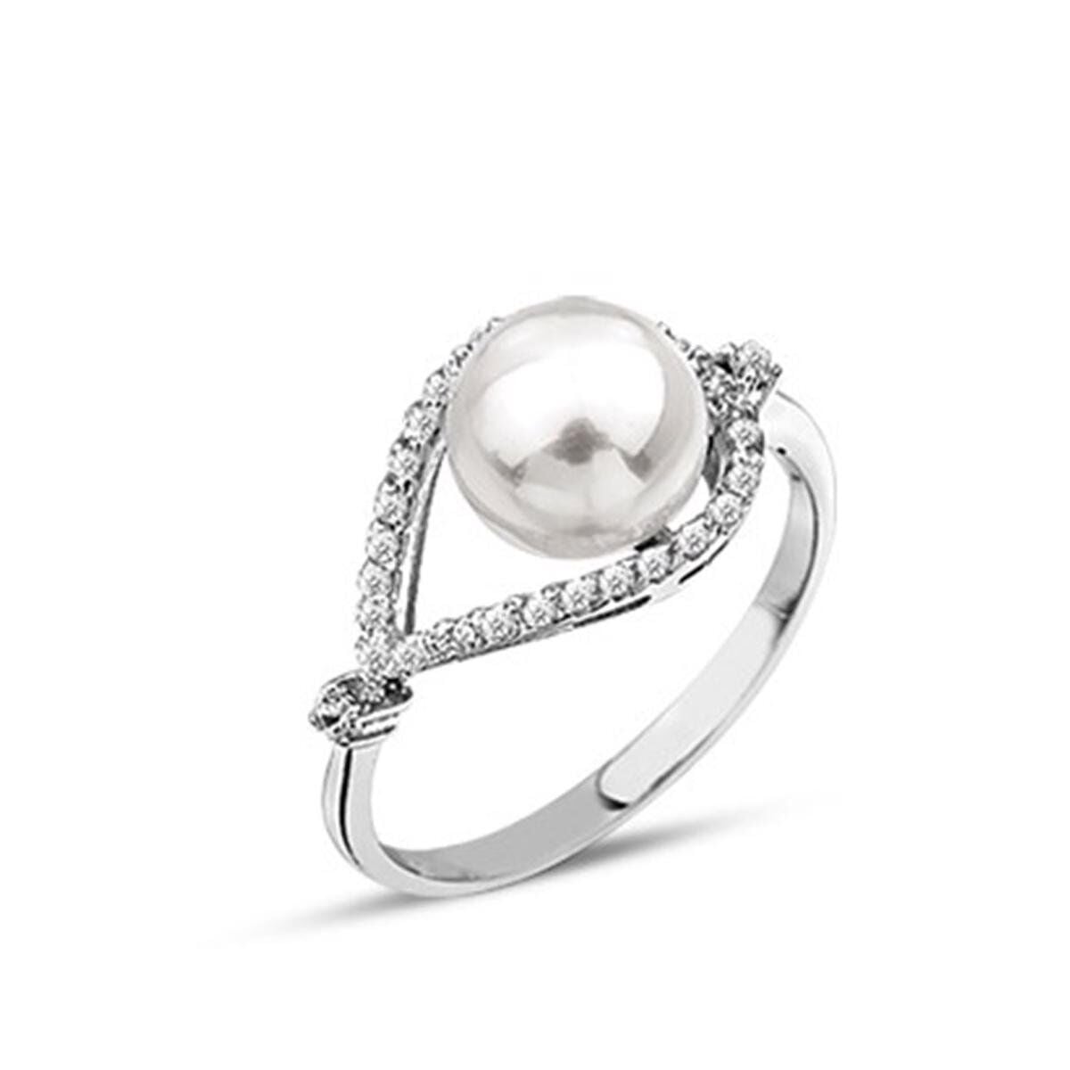 14K White Gold Chiara Pearl Ring