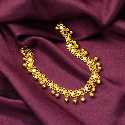 22K Yellow Gold Rattle Bracelet (8.92 g)