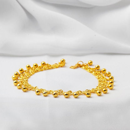 22K Yellow Gold Rattle Bracelet (8.92 g)