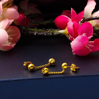 22K Yellow Gold Rattle Jewelry Set