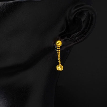 22K Yellow Gold Rattle Jewelry Set