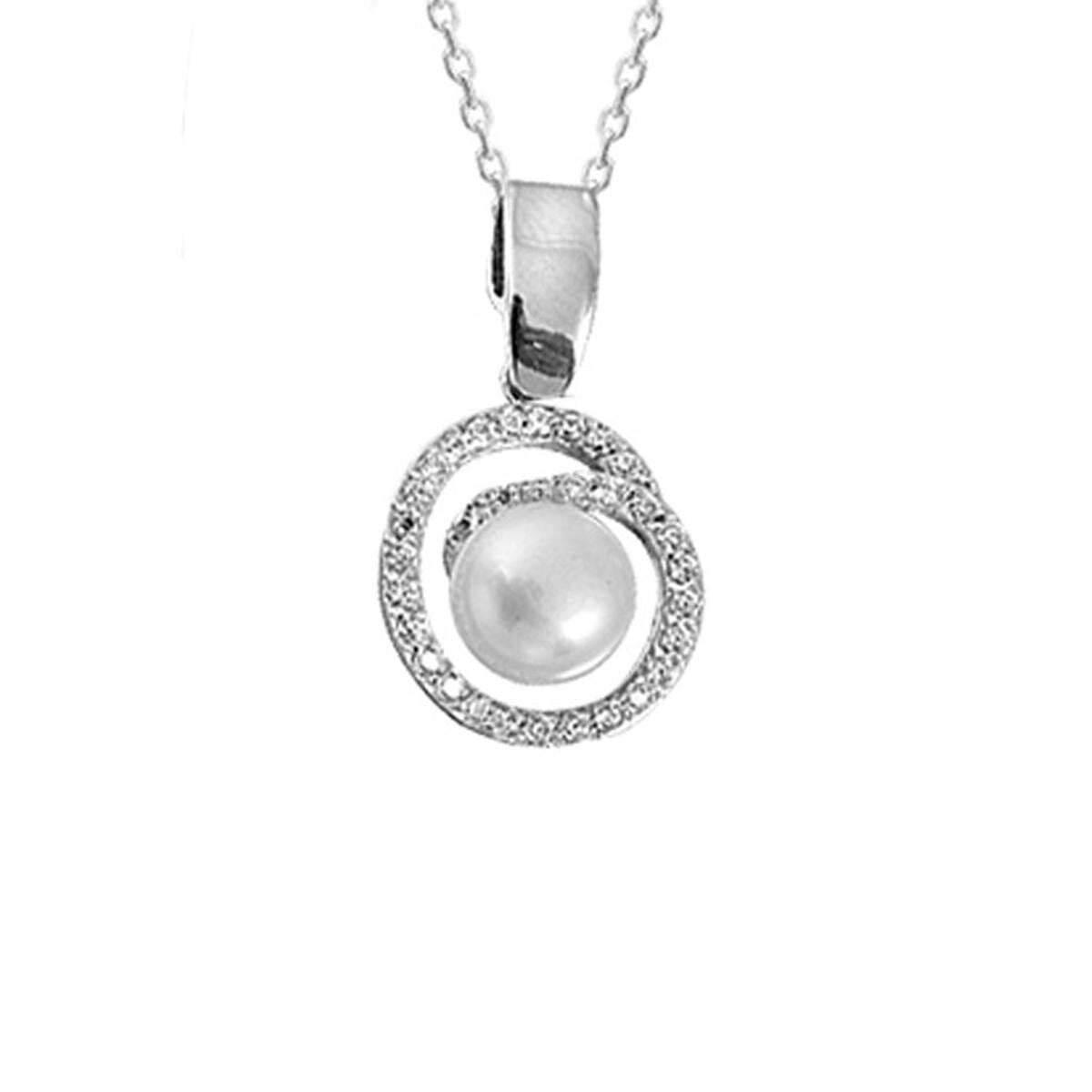 14K White Gold Como Pearl Necklace