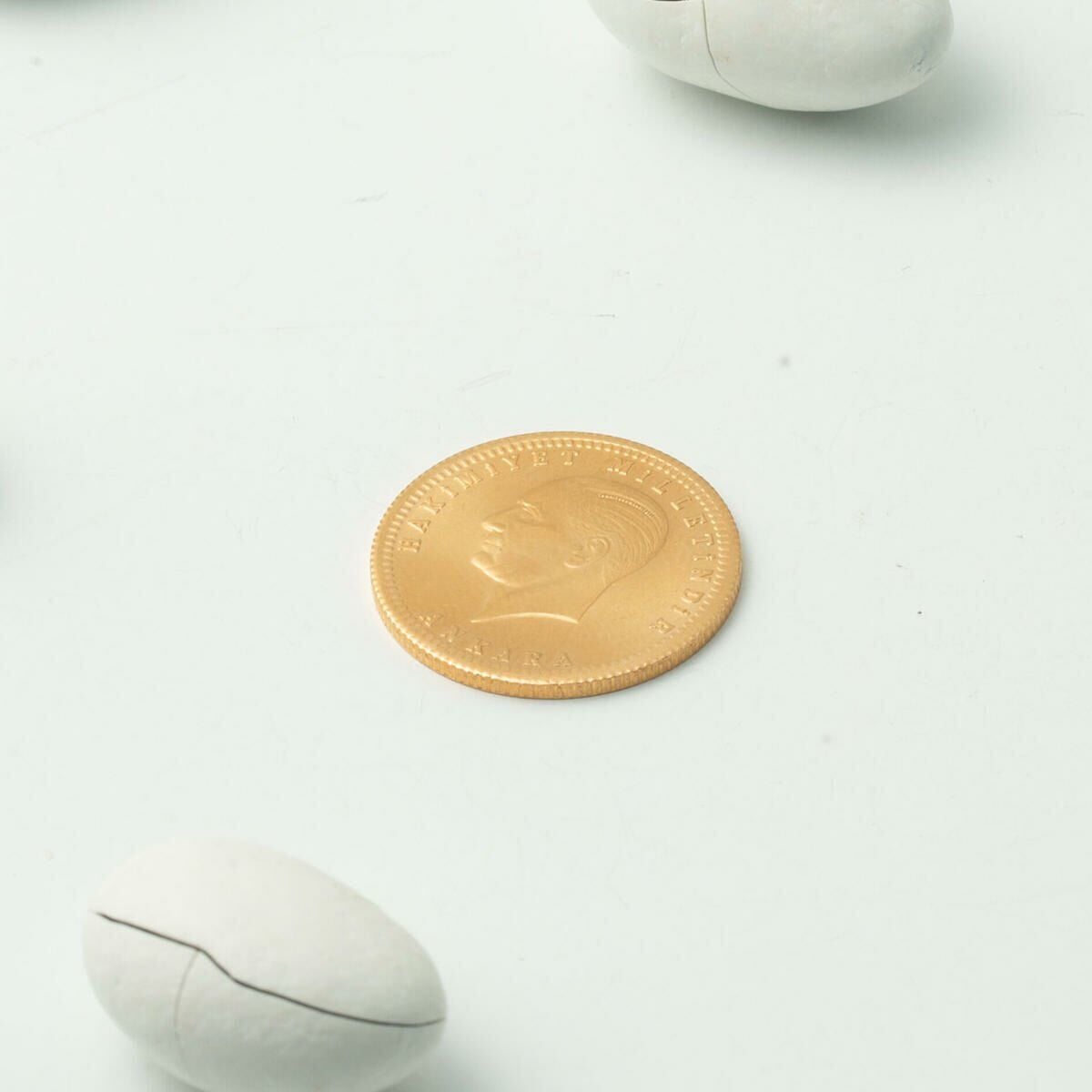 22K Yellow Gold Republic Coin Ata Lira
