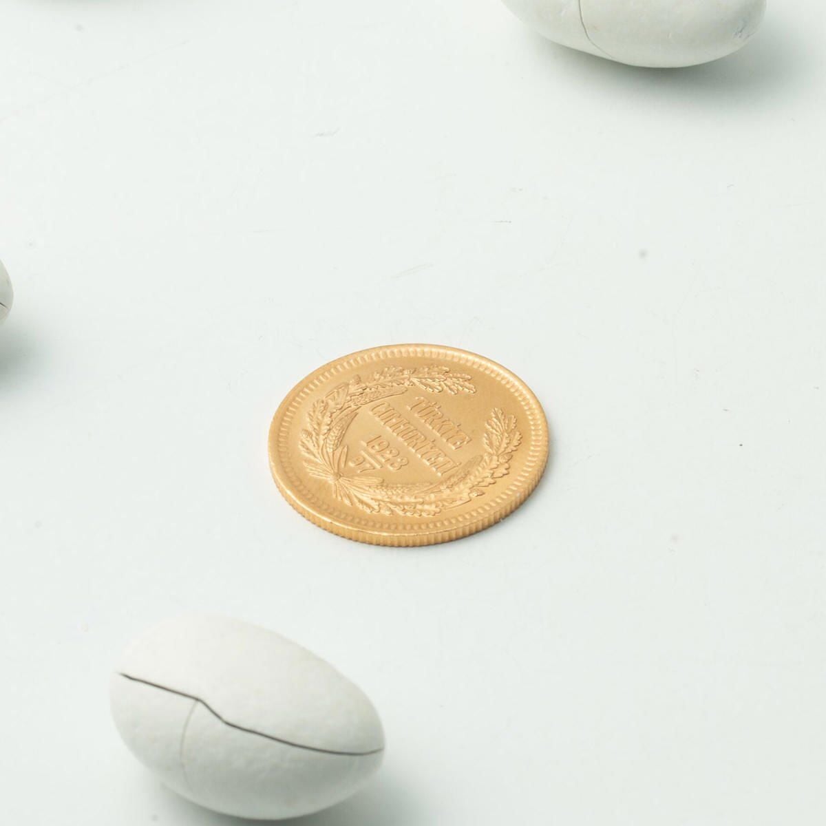 22K Yellow Gold Republic Coin Ata Lira