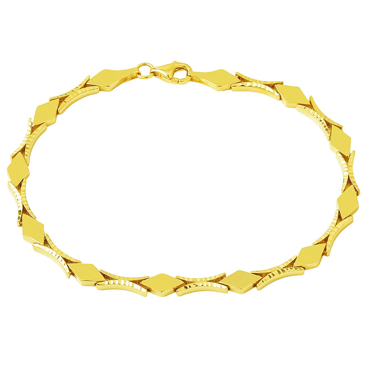 14K Yellow Gold Rhythm Bracelet