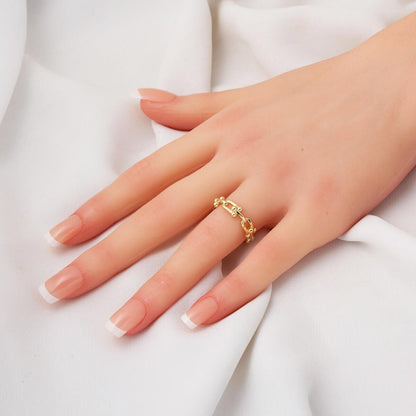 14K Yellow Gold Designer Inspired Ring (2.33 g)