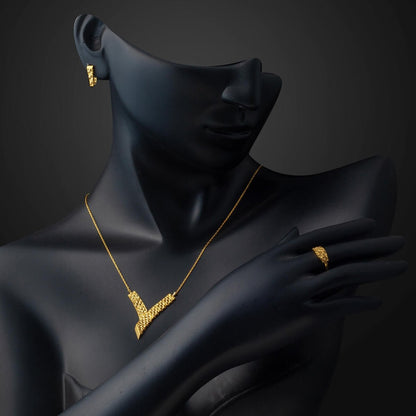 22K Yellow Gold Mini Jewelry Set
