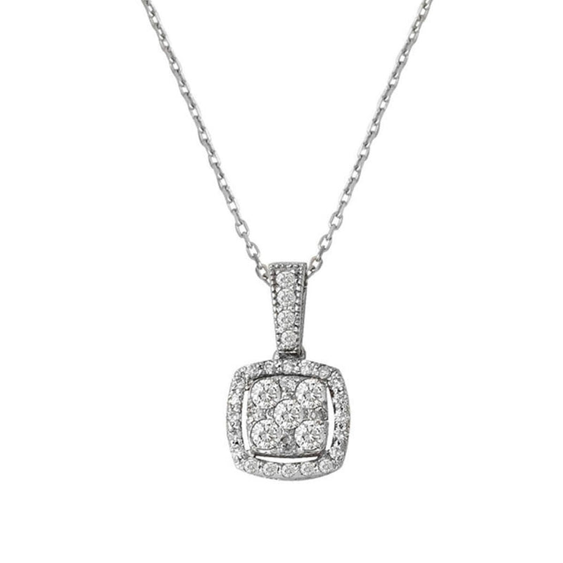 14K White Gold Yakamoz Diamond Necklace