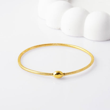 14K Yellow Gold Flexible Italian Bracelet