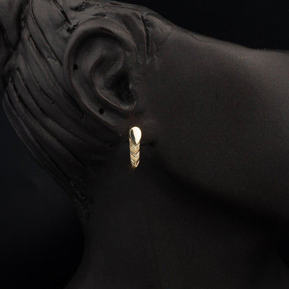14K Yellow Gold Wheat Jewelry Set (20.89 g)