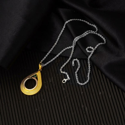 14K Yellow Gold Teardrop Quarter Coin Bezel (2.22 g)