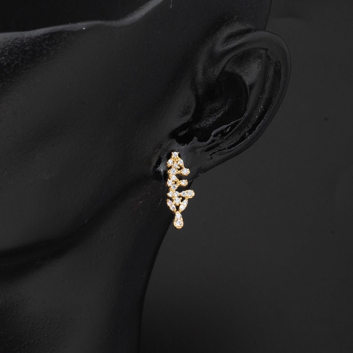 14K Yellow Gold Teardrop Cubic Zirconia 3-Piece Set (8.75 g)