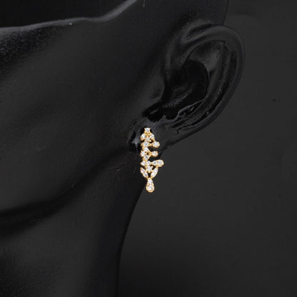 14K Yellow Gold Teardrop Cubic Zirconia 3-Piece Set (8.75 g)