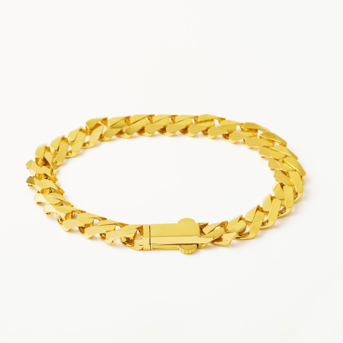 14K Yellow Gold Sera Curb Bracelet