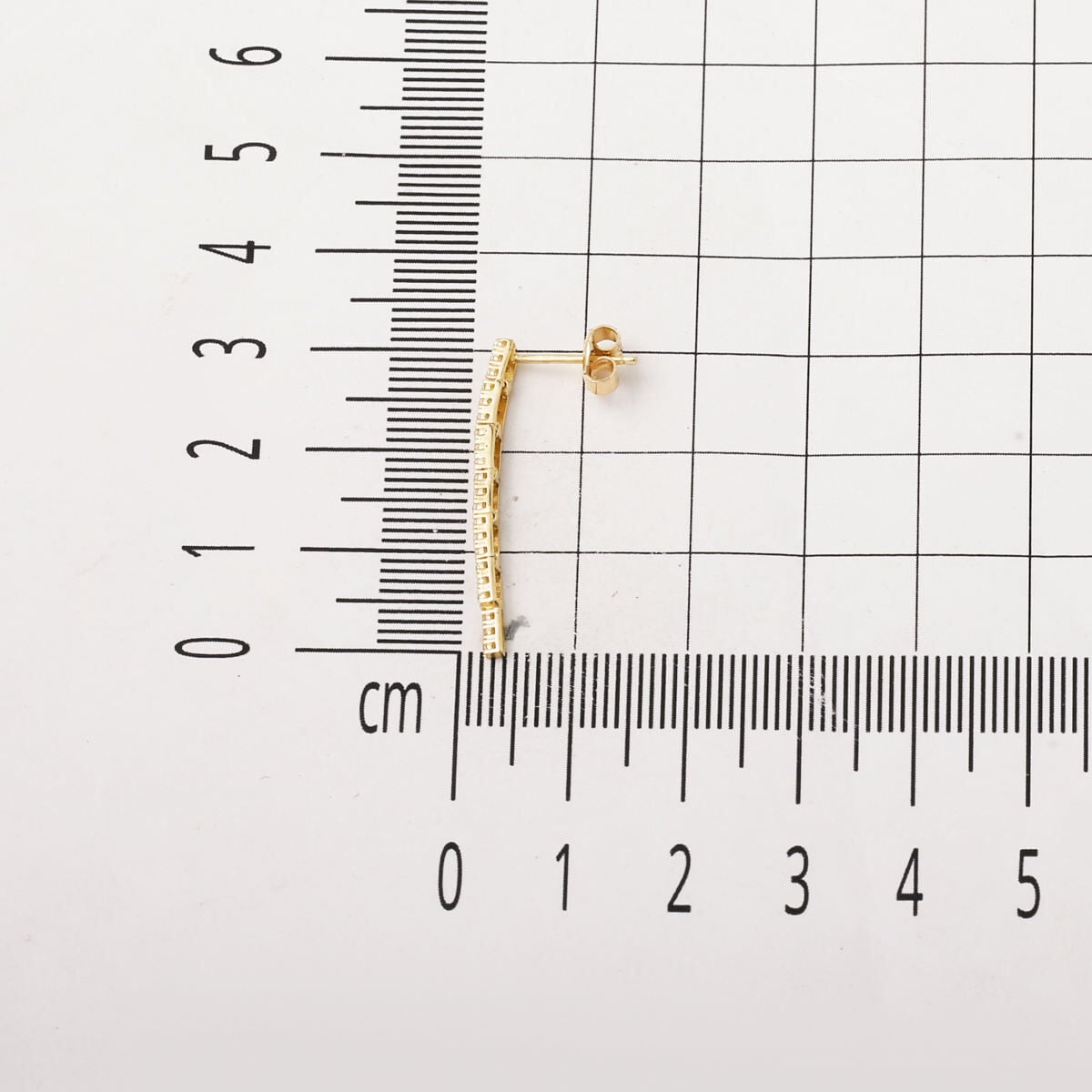 14K Yellow Gold Drop Tennis Cubic Zirconia Bridal Set