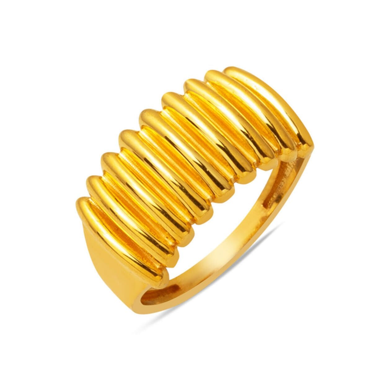 22K Yellow Gold Seashell Ring