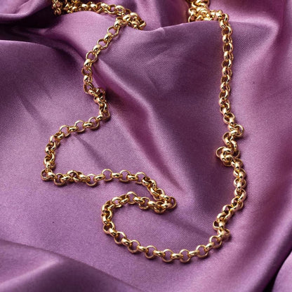 22K Yellow Gold Rolo Hoop Chain 50 cm (7.25 g)