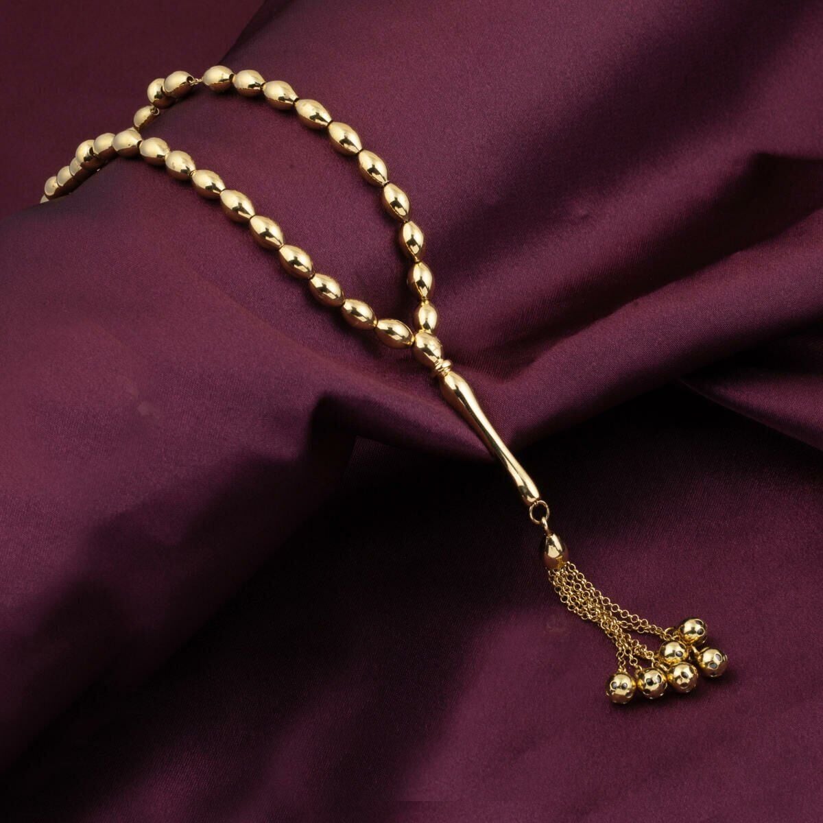 14K Yellow Gold Eastern Bey Prayer Beads
