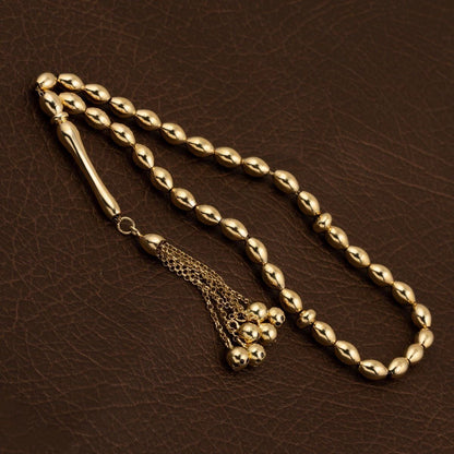 14K Yellow Gold Eastern Bey Prayer Beads