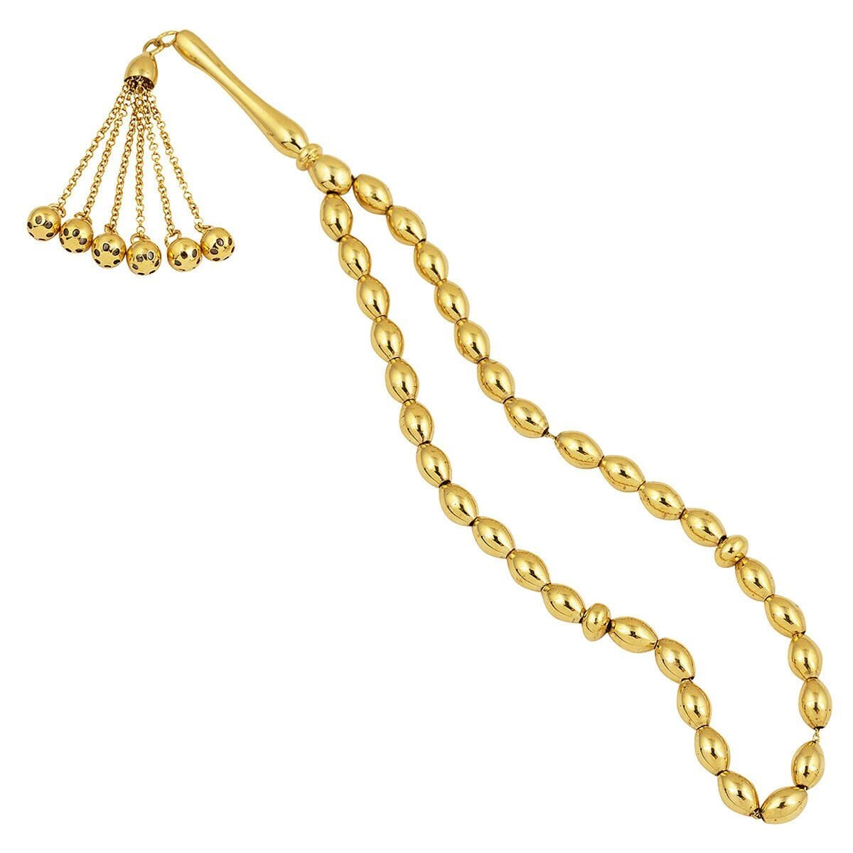 14K Yellow Gold Eastern Bey Prayer Beads